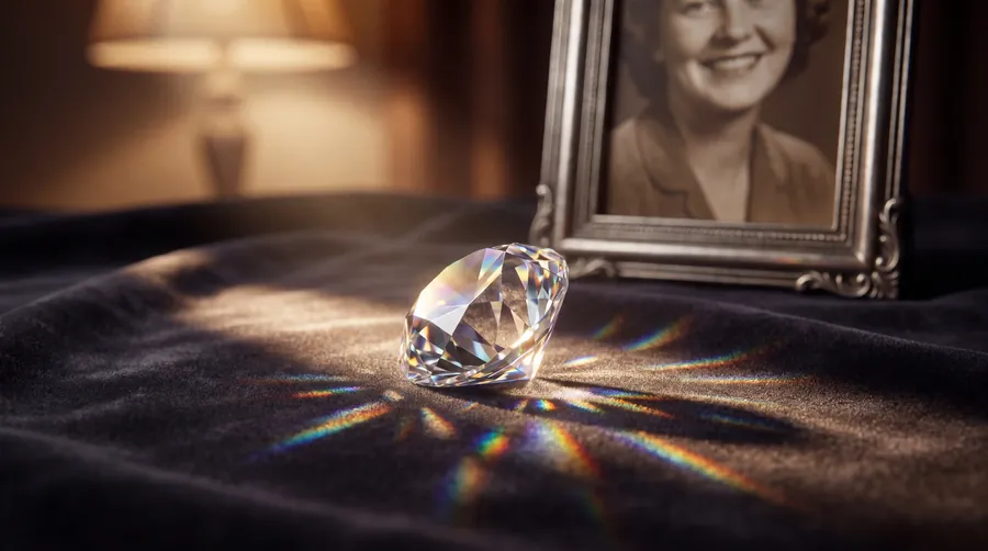Geschliffener Erinnerungsdiamant