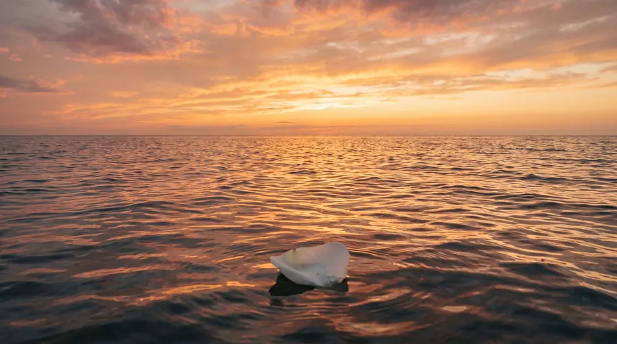Abendlicht über ruhigem Wasser